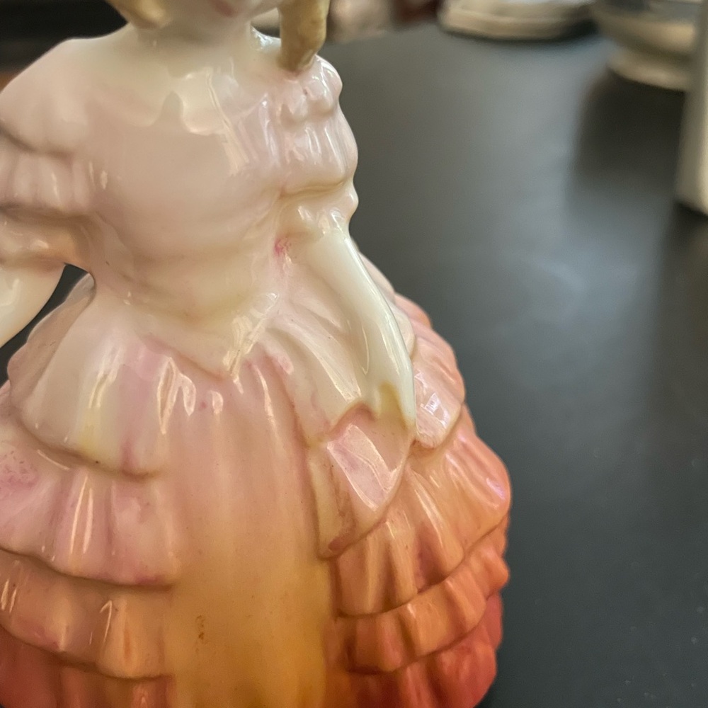 Beautiful Royal Doulton Girl Dressed for a Ball - Picture 3 of 9